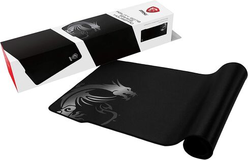 لوحة ماوس الألعاب الفاخرة MSI Agility GD70، مقاس XXL ممتد، نسيج حريري ناعم، قاعدة مطاطية طبيعية مضادة للانزلاق، 36 بوصة × 16 بوصة × 0.1 بوصة in Saudi Arabia