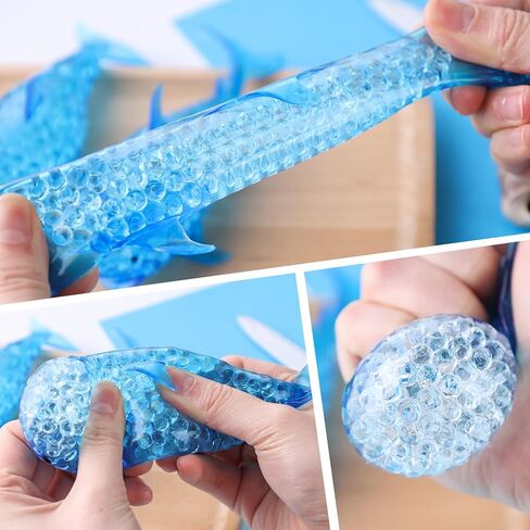 3 ثعالب الماء، قطعة واحدة من كرة ضغط القرش، قطعتان من كرات ضغط الدلفين، ألعاب حيوانات قابلة للتمدد، كرات ضغط الضغط، ألعاب تململ حسية لتخفيف القلق، حشوات تخزين in Kuwait