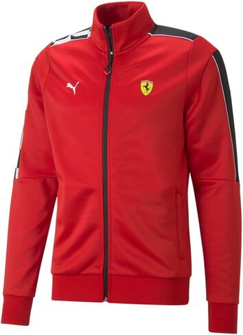 سترة رياضية للرجال من PUMA Standard Scuderia Ferrari Race MT7، مقاس Rosso Corsa، مقاس كبير in Saudi Arabia