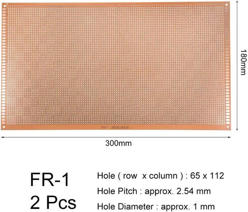 BLS 2 قطعة 180MMX300MM نموذج أحادي الجانب قابل للحام الورق العالمي PCB Board in Kuwait
