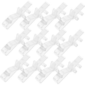 20pcs Venetian Blind Clip Vertical Blinds Replacement Parts Valance Clips Blind Clamps Blind Clips for Valance Window Blind Accessory Clips for Blinds Curtain Replaceable Plastic