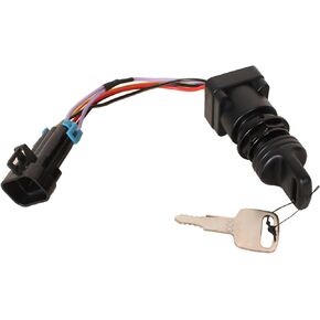 Boat Engine 87-897716K01 897716 8M0059686 3-Position Ignition Key Switch W/Harness for Mercury Marine Quicksilver Outboard Motor