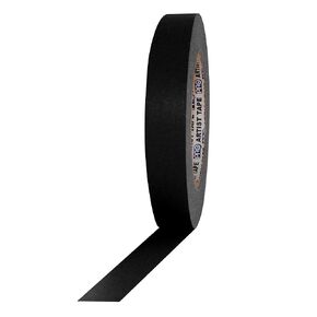 ProTapes Artist Tape Flatback Printable Paper Board or Console Tape, 60 yds Length x 3/4" Width, Black (Pack of 1)