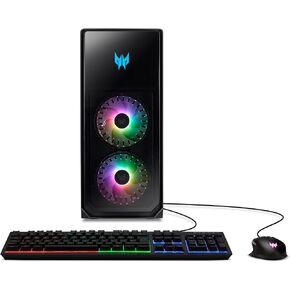 Acer Predator Orion 5000 PO5-640-UR11 Gaming Desktop | 12th Gen Intel Core i7-12700F 12-Core | NVIDIA GeForce RTX 3080 | 16GB DDR5 | 1TB PCIe Gen4 SSD | 2TB HDD | Intel Wi-Fi 6E | RGB Keyboard & Mouse in Saudi Arabia