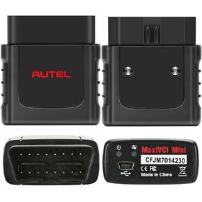 Autel MaxiVCI VCI Mini OBD2 Scanner Bluetooth Universal Communication Interface Equipment OEM Diagnostic Functions Work with Autel Scanner MK808BT MK808TS MX808TX MP808TS MS906S TS608