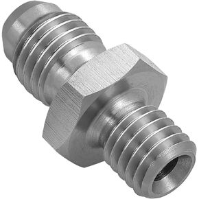 EVIL ENERGY 3AN Male Flare to M10 x 1.0 Male Metric Thread Brake Fitting Stainless Steel Adapter