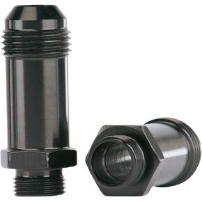 Aeromotive 15208 Demon Carb AN-08 to 9/16'' x 24 Thread Float Bowl Fitting - Extended
