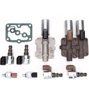 28250-P6H-024 طقم الملف اللولبي ناقل الحركة متوافق مع Accord Odyssey Pilot TL CL MDX 1997-2006 استبدل 28250-P7W-003 28400-P6H-013 28500-P6H-013 in Kuwait