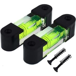 Installation Hole Whole Horizontal Bubble Level Ball Level Meter Horizontal Rule 68X18X16.3mm fittings screw (2pcs screw feed)