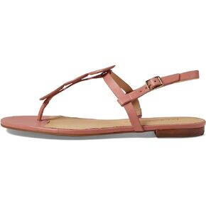 Jack Rogers Worth Flat Sandal for Women - Leather Upper, Adjustable Ankle Strap with Buckle Closure