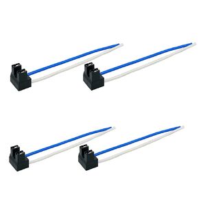 4 Pcs H7 Headlight Socket, 90 Degrees Angled Car Foglight Wiring Harness