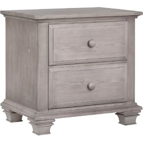 Oxford Baby Kenilworth 2 Drawer Nightstand, Stone Wash