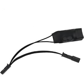 Dongar Dashcam Power Adapter (3-pin Keyway 2 for Select Porsche Vehicles), Built-in USB Power Source for Constant Power 24 Hours, Easy to Install