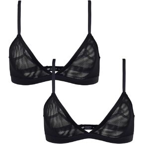 Parade Women's Silky Mesh Triangle Bralette in Kuwait