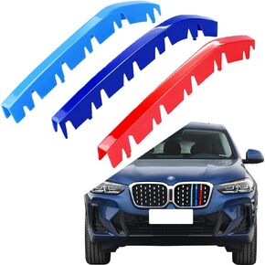 compatible bmw X4 accessories grille color grill insert trims grill stripes 2022 2023 bmw G02 X4 xdrive 30i