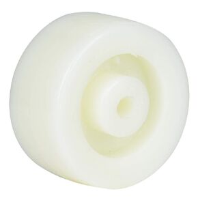 Nylon Roller Wheel, 2-Inch Round Pulley Caster for Small Flat Car, Product Supporting Wheel Single Wheel Nylon Caster Wheel Pack of 10
