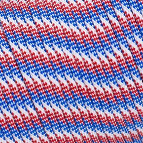 Parachute 550 Paracord Type III 7 Strand - (Red White Blue Stripes, 100 Feet)