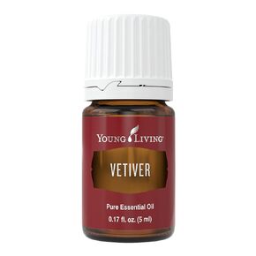 Vetiver Essential Oil 5ml by Young Living - Grounding Essential Oil for Nighttime Routine - Calming Aroma for Children - Earthy Viscosity - Support for Focus and Awareness