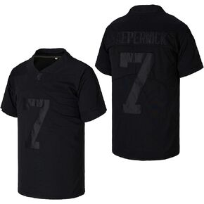 قميص #ImWithKap Colin #7 Kaepernick IM مع KAP لكرة القدم الأمريكية مُخيط للرجال