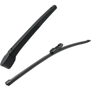 Rear Windshield Wiper Blade Arm Set, Replacement for Volkswagen Tiguan 2018-2023 Back Glass Wiper Arm and Wiper Blade, All Seasons Fit, Replacement OE: 5NN-955-707-03C