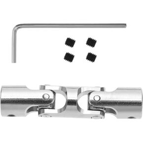 The Lord of the Tools Universal Joint Shaft Coupling Motor Plug Universal Joint Connecting Model RC Cars Robots Coupler Connector with Screw 5mm