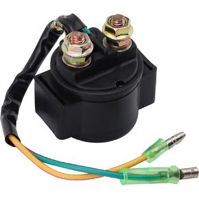 GOOFIT Relay Starter Solenoid Without Cap for Motorcycle ATV Scooter Snowmobile