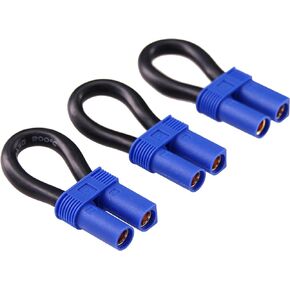 3pcs Female Losi EC5 Jumper Shorting Plug 10awg Battery Eliminator Adapter SCT(E113-3)