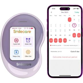 Fertility Monitor Kit 2-in-1 with 20 Ovulation Test Strips & 5 Pregnancy Test Strips + App Included for TTC Women