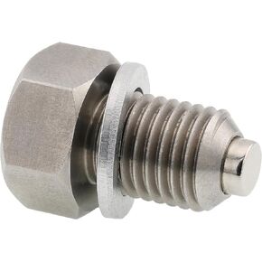 VOTEX - Made in USA - DP010-3 Stainless Steel Engine Neodymium Magnetic Oil Drain Plug fits Yamaha ATV - Dirtbike - Motorcycles - Quad