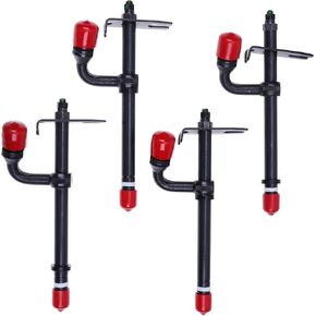 4X Fuel Injectors AR89564 SE500822 AT30299 Compatible with John Deere 1020 1030 2040 2120 3130 3140 440 440A 210C 290D 450 450B