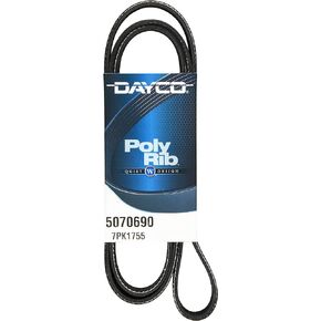 Dayco 5070690 Serpentine Belt , Black