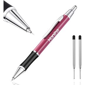 Weeding Pen for Vinyl, Precision Pin Pen Weeding Tool with 2 Metal Refills, Retractable Air Release Pen Craft Vinyl Weeding Tool for Vinyl Wall Decal HTV Car Film, Fuchsia