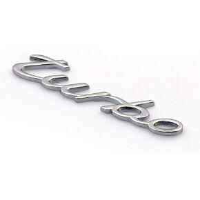 Metal Chrome Turbo Auto Car Trunk Rear Fender Emblem Badge Decal Sticker Sport (1PC)