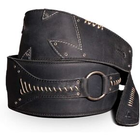 Full Grain Leather Guitar Strap - For Electric and Bass Guitar No Quarter