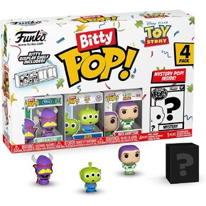 Funko Bitty Pop!: Toy Story Mini Collectible Toys 4-Pack - Zurg, Alien, Buzz Lightyear & Mystery Chase Figure (Styles May Vary)