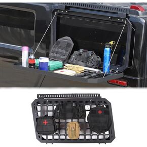 Car Rear Window Side Storage Racks for Hummer H2 2003-2009 Exterior Accessories, Aluminum Tail Cargo Storage Panel Multi-Function Rack (Right Side)