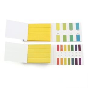 2-Pack Ph 1-14 & PH5.5-9.0 PH Test Strips Extensive Precision Test Paper Color Chart Water Soil Testing Kit