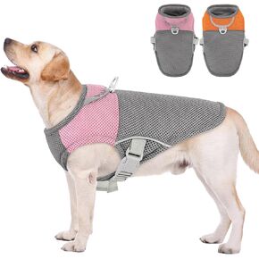 AOFITEE Dog Cooling Vest Small Dog, Breathable Cooling Dog Shirt Dog UV Protection Shirt, Cooling Dog Shirt with Harness D-Ring, Lightweight Dog Cooling Jacket for Small Medium and Large Dogs