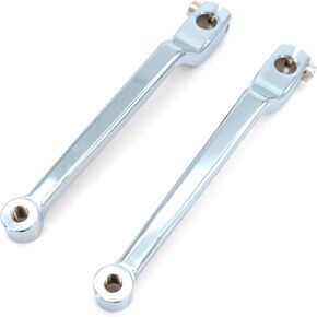 Motorcycle Extended Heel-Toe Shifter Lever for Harley Davidson FL Softail, Touring Road Street Electra Glide Road King and Trike (Chrome, 7.45)