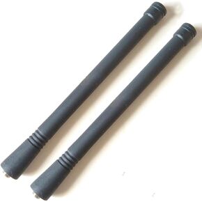 2 X VHF Heliflex Antenna for Motorola GP88 GP300 GP320 GP330 GP340 GP360 GP1280 HT50 HT600 HT750 HT1250 Portable Radio 6"
