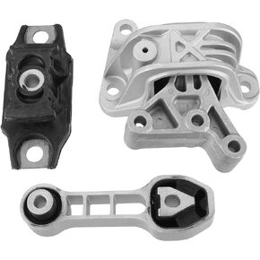 X AUTOHAUX 1 Set Car Engine Motor and Transmission Bracket for Fiat 500 1.4L 2012-2018 No.68073217AC/68073029AC/68073483AD