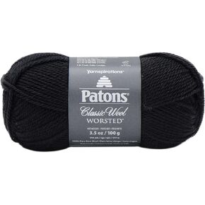 Patons Classic Wool Yarn-Black
