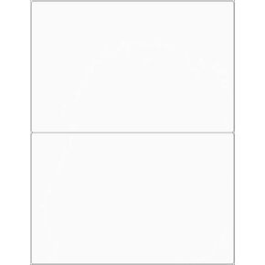 TYH Supply نصف ورقة ملصقات عنوان الشحن باللون الأبيض غير اللامع 8.5 × 5.5 بوصة، 200 ملصق، ليزر ونفث الحبر، لاصق قوي، متوافق مع قالب Avery 8126 in Kuwait