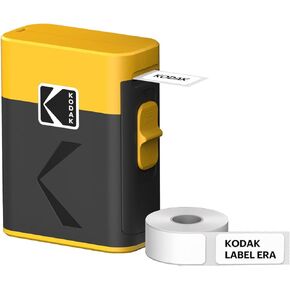 KODAK Label ERA M50 Label Maker Machine, White (Label Printer with 1 Roll Sticker Label)