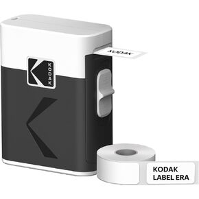 KODAK Label ERA M50 Label Maker Machine, White (Label Printer with 1 Roll Sticker Label)