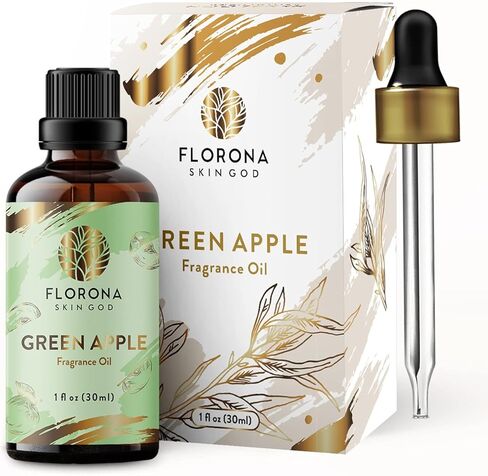 Florona Green Apple Premium Quality Fragrance Oil - 1 fl oz for Soap Making, Candle Making, Diffuser Aromatherapy in Kuwait