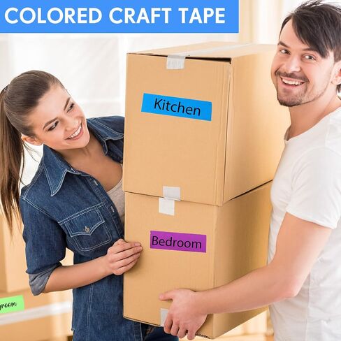 48 Pack Rainbow Colored Duct Tape 10 Yards x 2 Inch Waterproof Heavy Duty Duct Tape Tear by Hand Colored Duct Tape Multipack for Arts and DIY Projects in Saudi Arabia