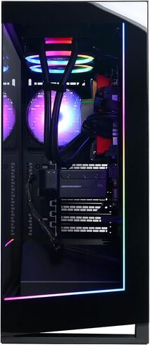 كمبيوتر CyberPowerPC Gamer Supreme Liquid Cool للألعاب، AMD Ryzen 7 8700G 4.2 جيجا هرتز، GeForce RTX 4060 Ti 16 جيجا، 32 جيجا DDR5، 2 تيرابايت PCIe Gen4 SSD، جاهز للواي فاي ونظام التشغيل Windows 11 Home (SLCAI9000A) in Kuwait