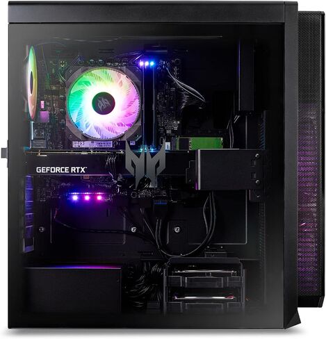كمبيوتر الألعاب آيسر بريداتور أوريون 5000 PO5-640-UR11 | الجيل الثاني عشر من Intel Core i7-12700F 12-Core | انفيديا جي فورس ار تي اكس 3080 | 16 جيجابايت DDR5 | 1 تيرابايت PCIe Gen4 SSD | هارد 2 تيرابايت | إنتل واي فاي 6E | لوحة مفاتيح وماوس RGB in Saudi Arabia