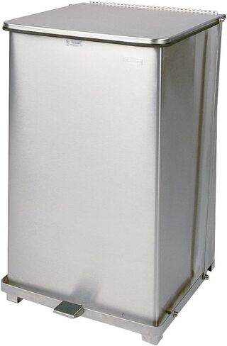Rubbermaid Commercial Products Defenders Step-On Trash Can with Plastic Liner, 6.5-Gallon, White, Good with Infectious Waste in Doctors Office/Hospital/Medical/Healthcare Facilities in Saudi Arabia